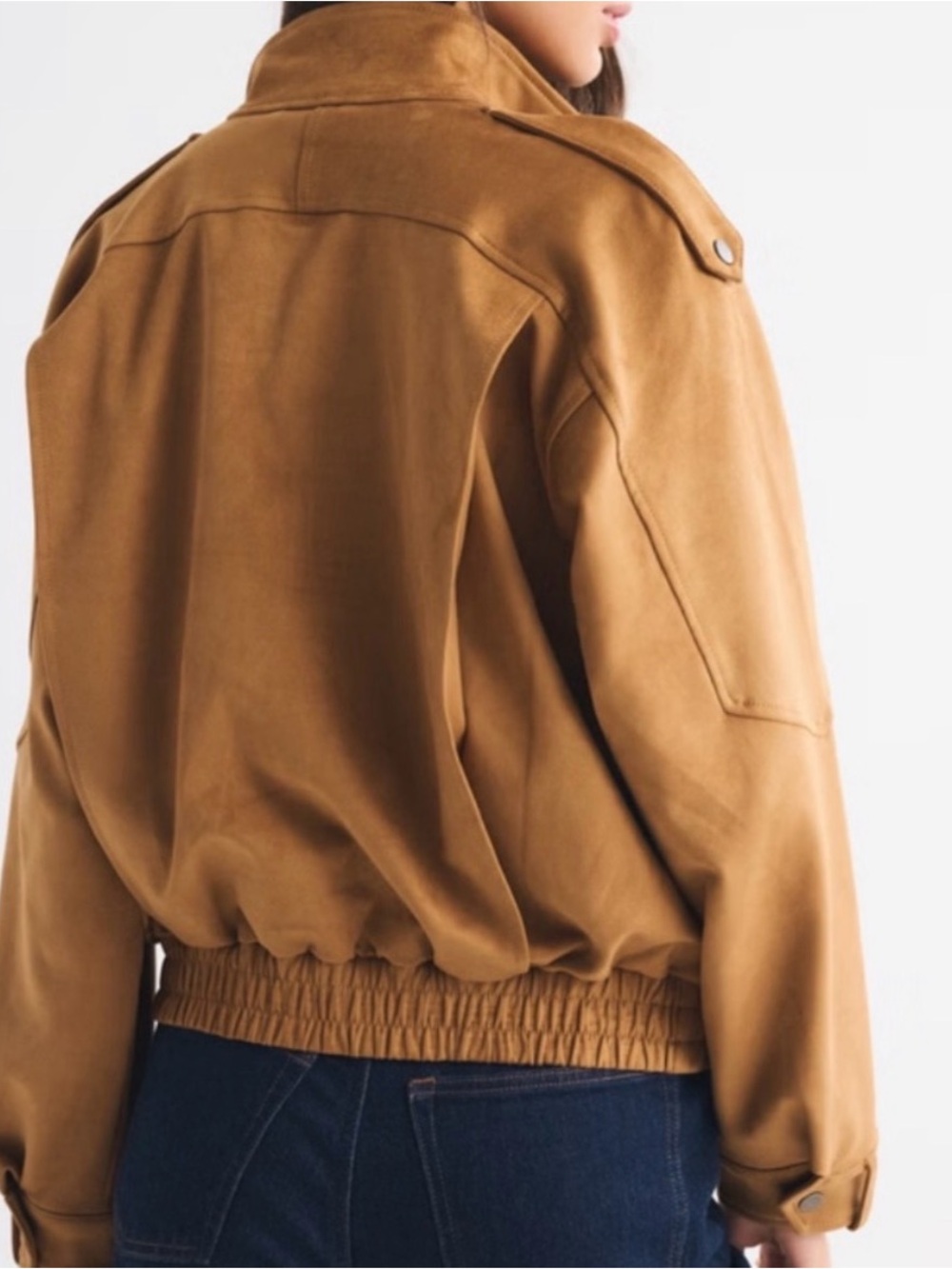 Women’s Tan Bomber Jacket - Classic Lightweight Jacket